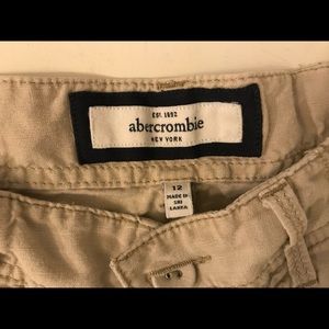 Tan shorts // abercrombie kids